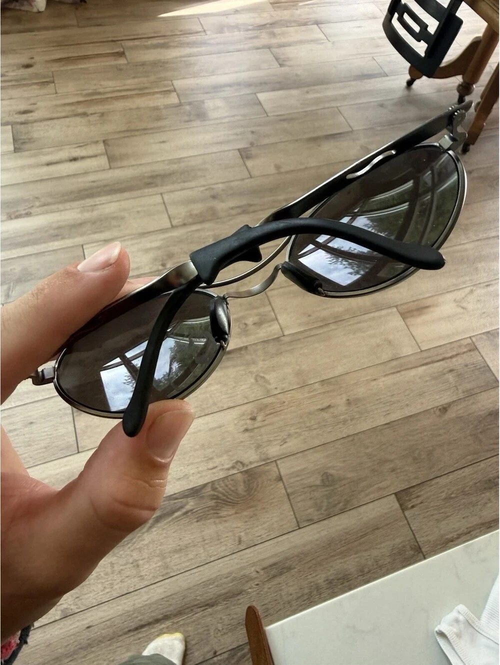 VINTAGE B&L RAY-BAN BLUE MIRROR ORBS SUNGLASSEs